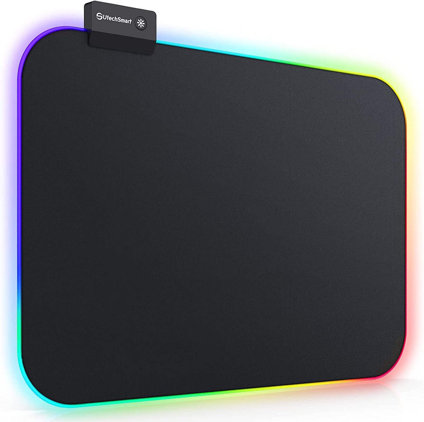 RGB Gaming Mouse Pad, Utechsmart Large Extended Soft Led Mouse Pad with 14 Lighting Modes 2 Brightness Levels, Computer Keyboard Mousepads Mat 800 X 300Mm / 31.5×11.8 Inches