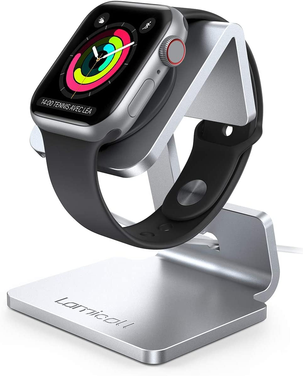 Lamicall Watch Stand for Apple Watch Magnetic Fast Charger - Desk Charging Stand Holder Dock for Apple Iwatch Series SE 10 9 8 7 6 5 4 3 2 1, Series Ultra(49Mm 46Mm 45Mm 44Mm 42Mm 41Mm 40Mm 38Mm)