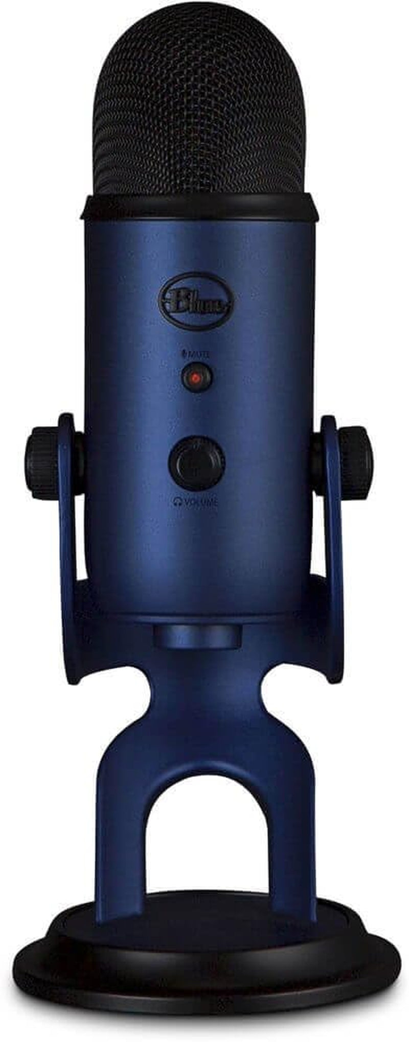 Logitech for Creators Blue Yeti USB Microphone for PC, Mac, Gaming, Recording, Streaming, Podcasting, Studio and Condenser Mic with VO!CE Effects, 4 Pickup Patterns, Plug and Play - Midnight Blue