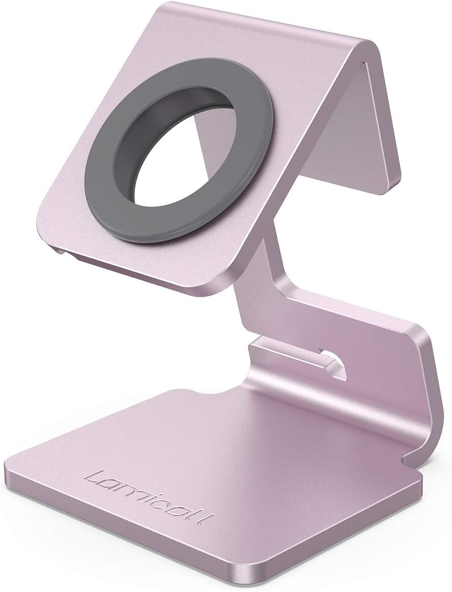 Lamicall Watch Stand for Apple Watch Magnetic Fast Charger - Desk Charging Stand Holder Dock for Apple Iwatch Series SE 10 9 8 7 6 5 4 3 2 1, Series Ultra(49Mm 46Mm 45Mm 44Mm 42Mm 41Mm 40Mm 38Mm)