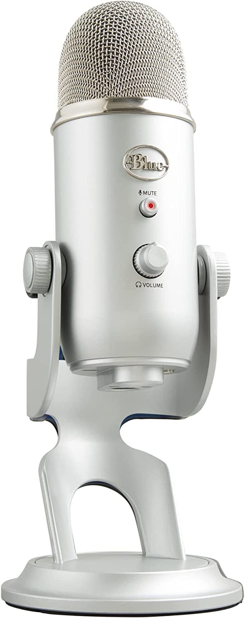 Logitech for Creators Blue Yeti USB Microphone for PC, Mac, Gaming, Recording, Streaming, Podcasting, Studio and Condenser Mic with VO!CE Effects, 4 Pickup Patterns, Plug and Play - Midnight Blue