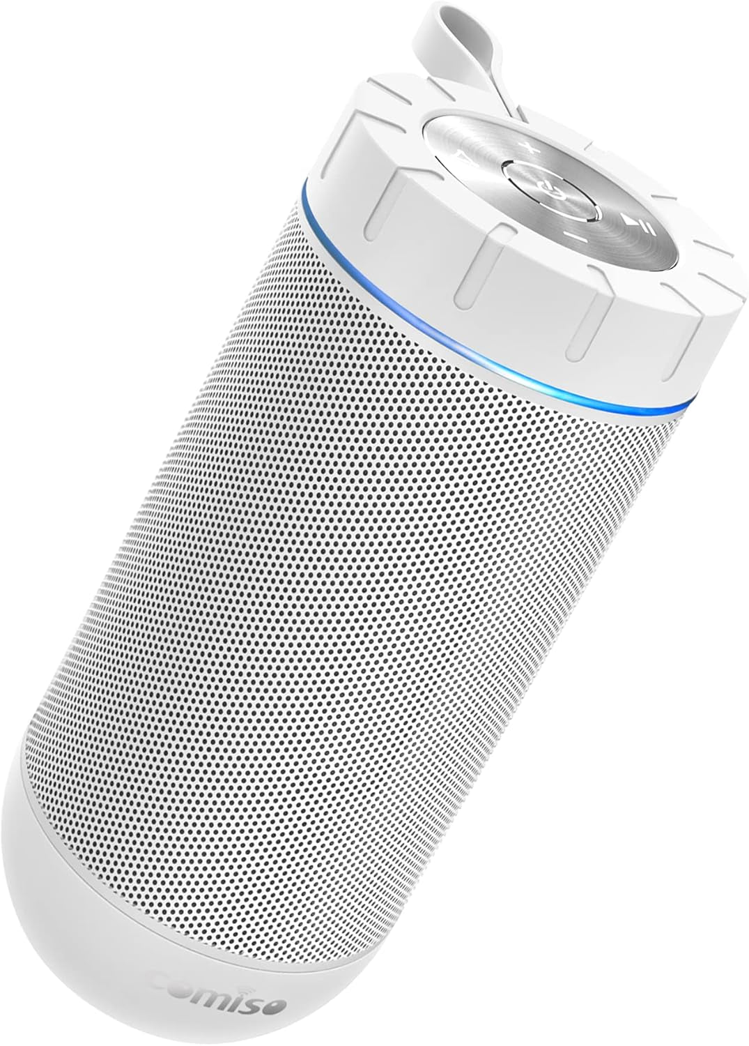Comiso Bluetooth Speaker, IP65 Waterproof Portable Speaker with 360° HD Stereo Sound, Punchy Bass, TWS Pairing, 24H Playtime, Wireless Speakers for Home/Outdoor/Camping/Beach, Gifts for Unisex
