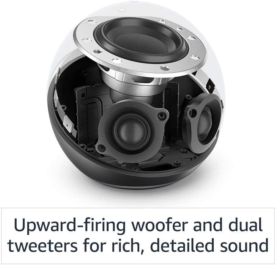 Amazon Echo (Newest Model), Alexa Speaker with Premium Sound, Ideal for Large Bedrooms, Living Rooms and Kitchens, Charcoal