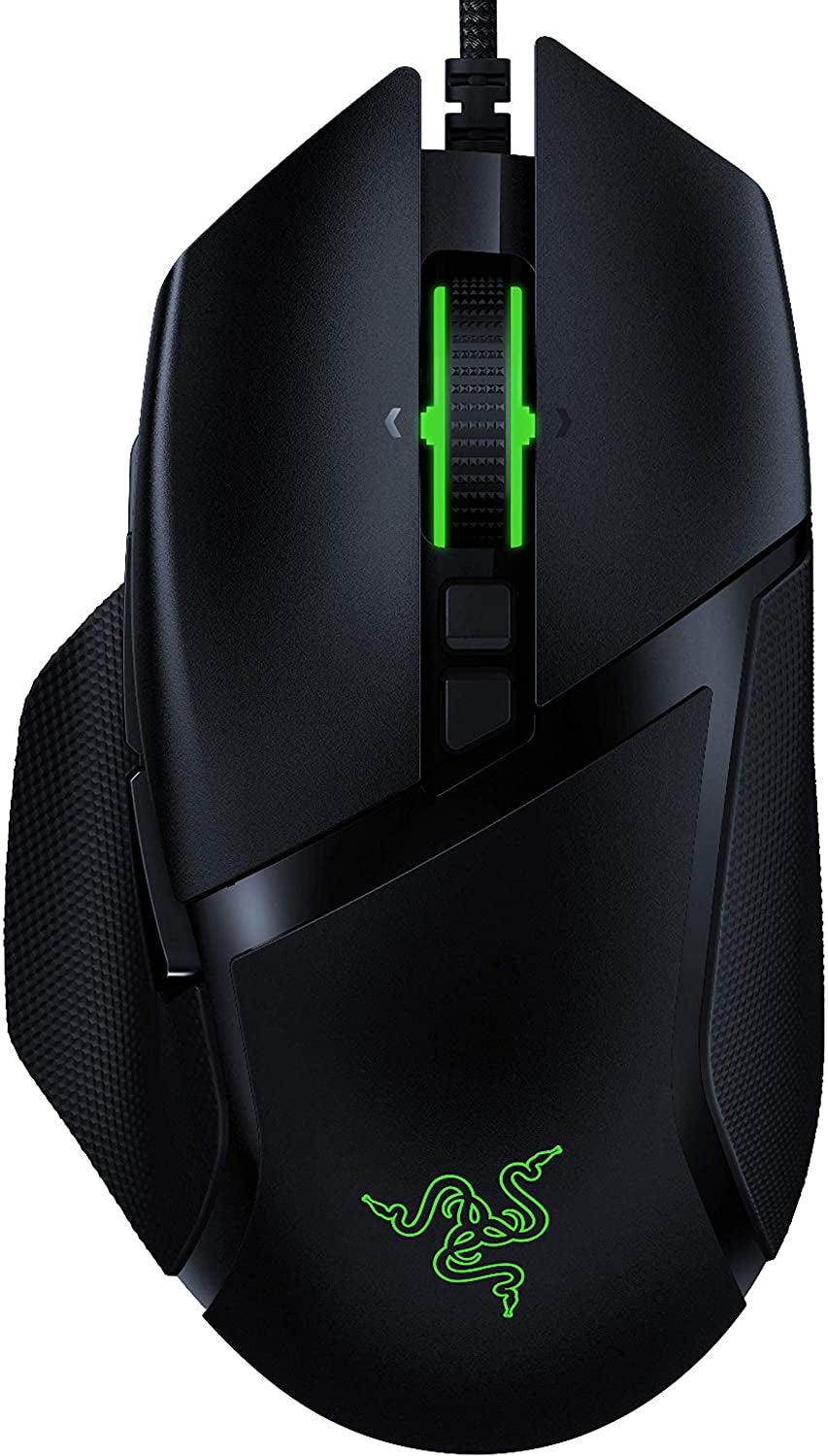 Razer Basilisk V2 Wired Gaming Mouse: 20K DPI Optical Sensor, Fastest Gaming Mouse Switch, Chroma RGB Lighting, 11 Programmable Buttons, Classic Black