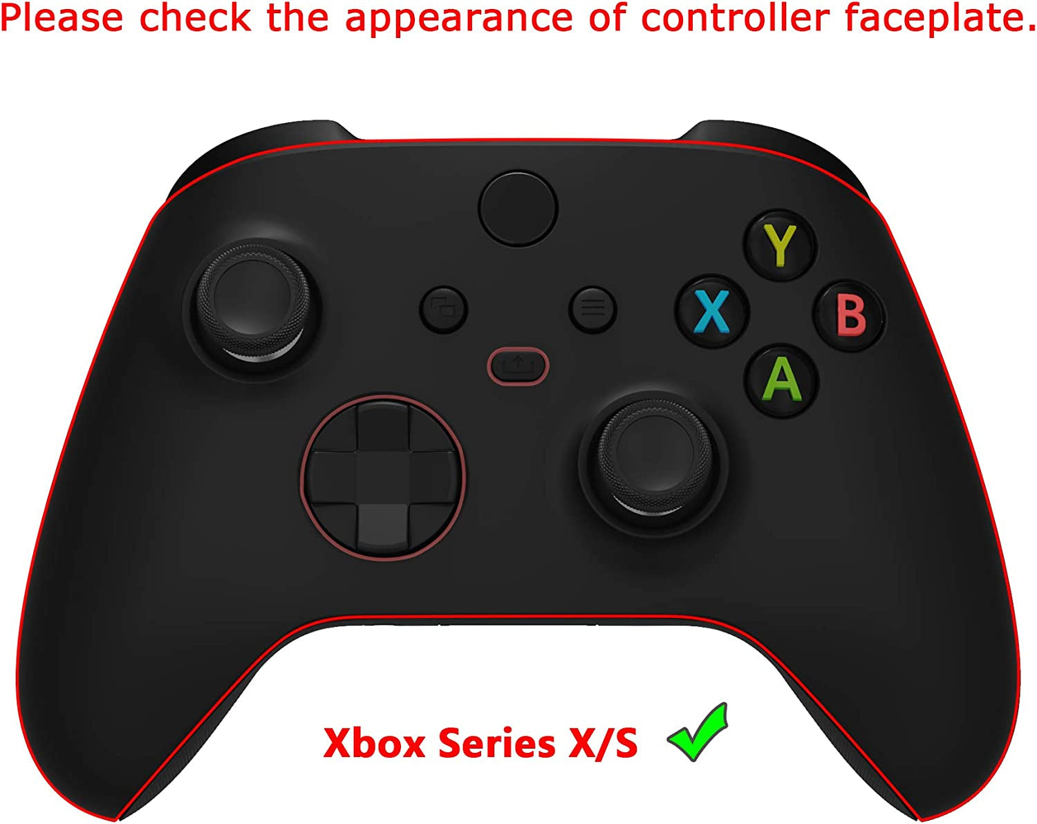 Extremerate Custom Shell for Xbox Series X & S Controller, Nebula Galaxy Replacement Cover Front Housing Cover for Xbox Core Controller Wireless