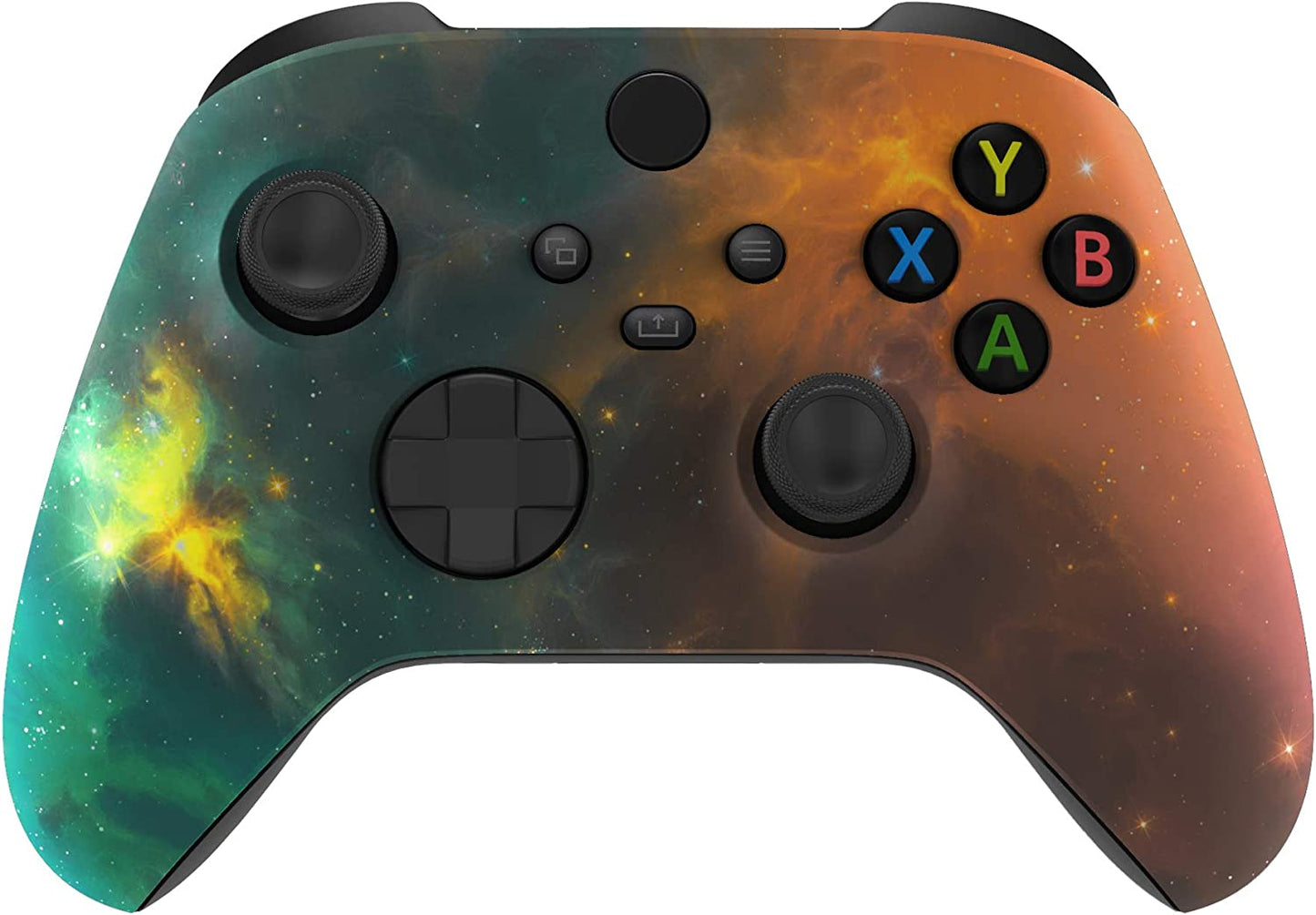 Extremerate Custom Shell for Xbox Series X & S Controller, Nebula Galaxy Replacement Cover Front Housing Cover for Xbox Core Controller Wireless