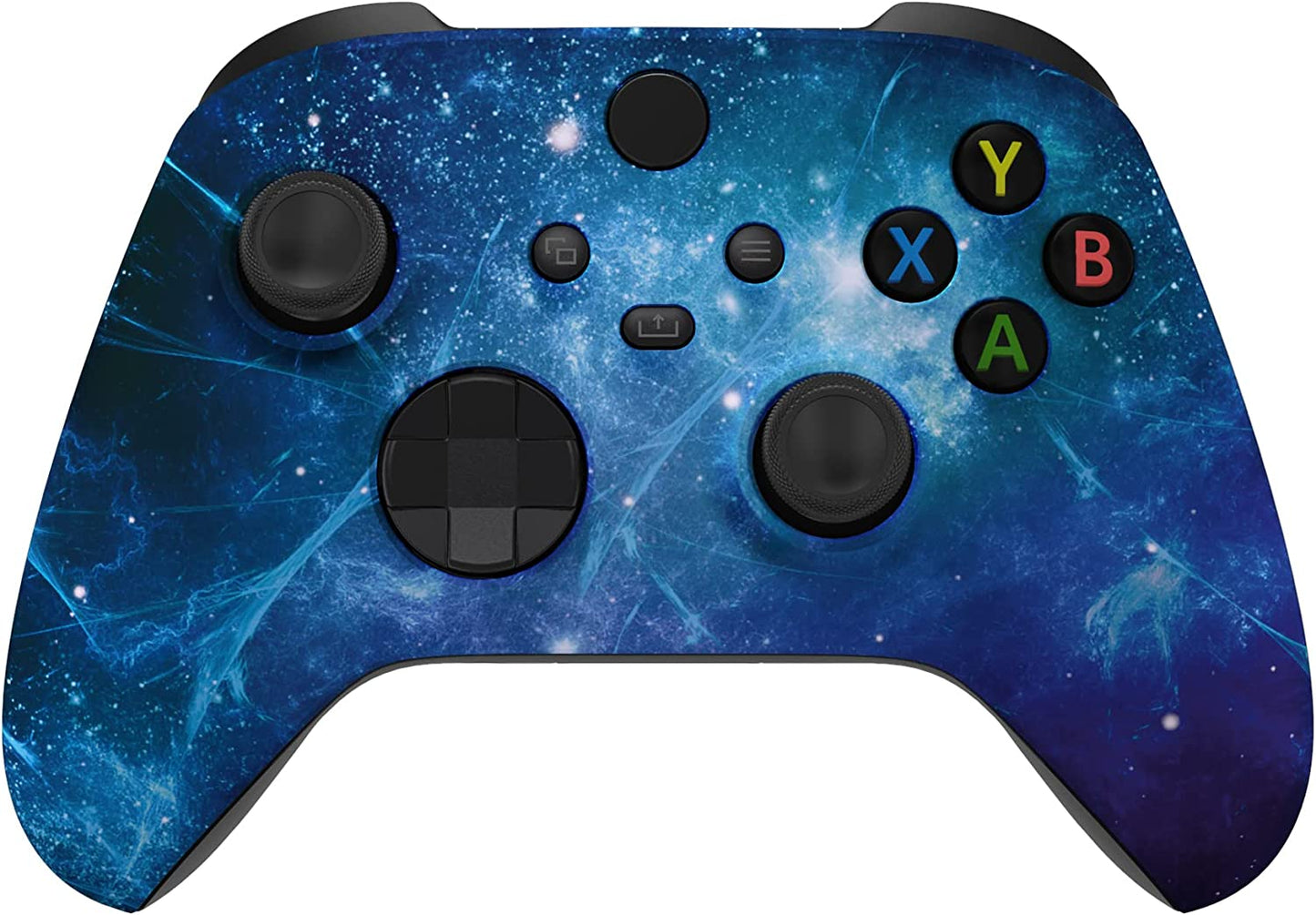 Extremerate Custom Shell for Xbox Series X & S Controller, Nebula Galaxy Replacement Cover Front Housing Cover for Xbox Core Controller Wireless