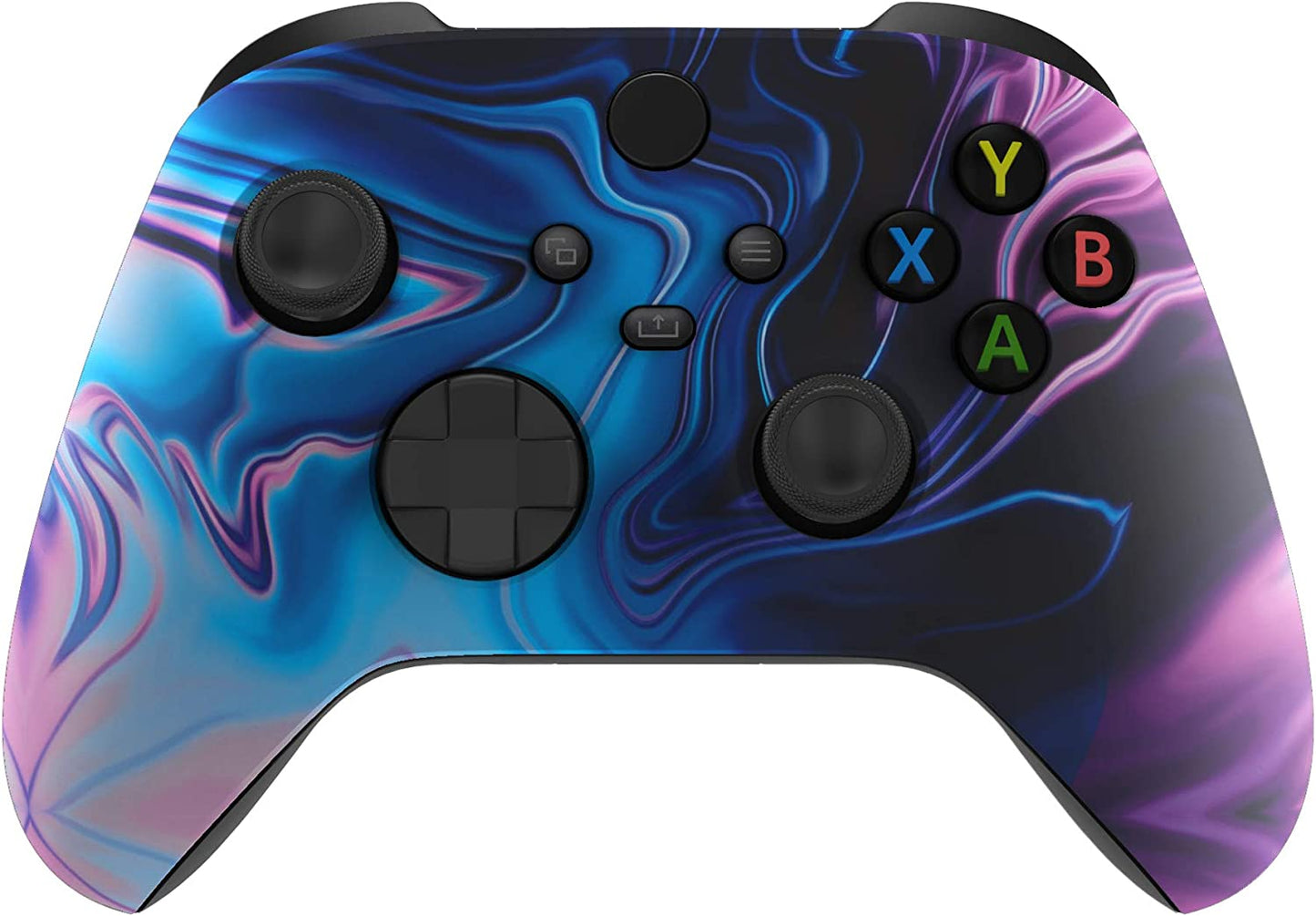 Extremerate Custom Shell for Xbox Series X & S Controller, Nebula Galaxy Replacement Cover Front Housing Cover for Xbox Core Controller Wireless