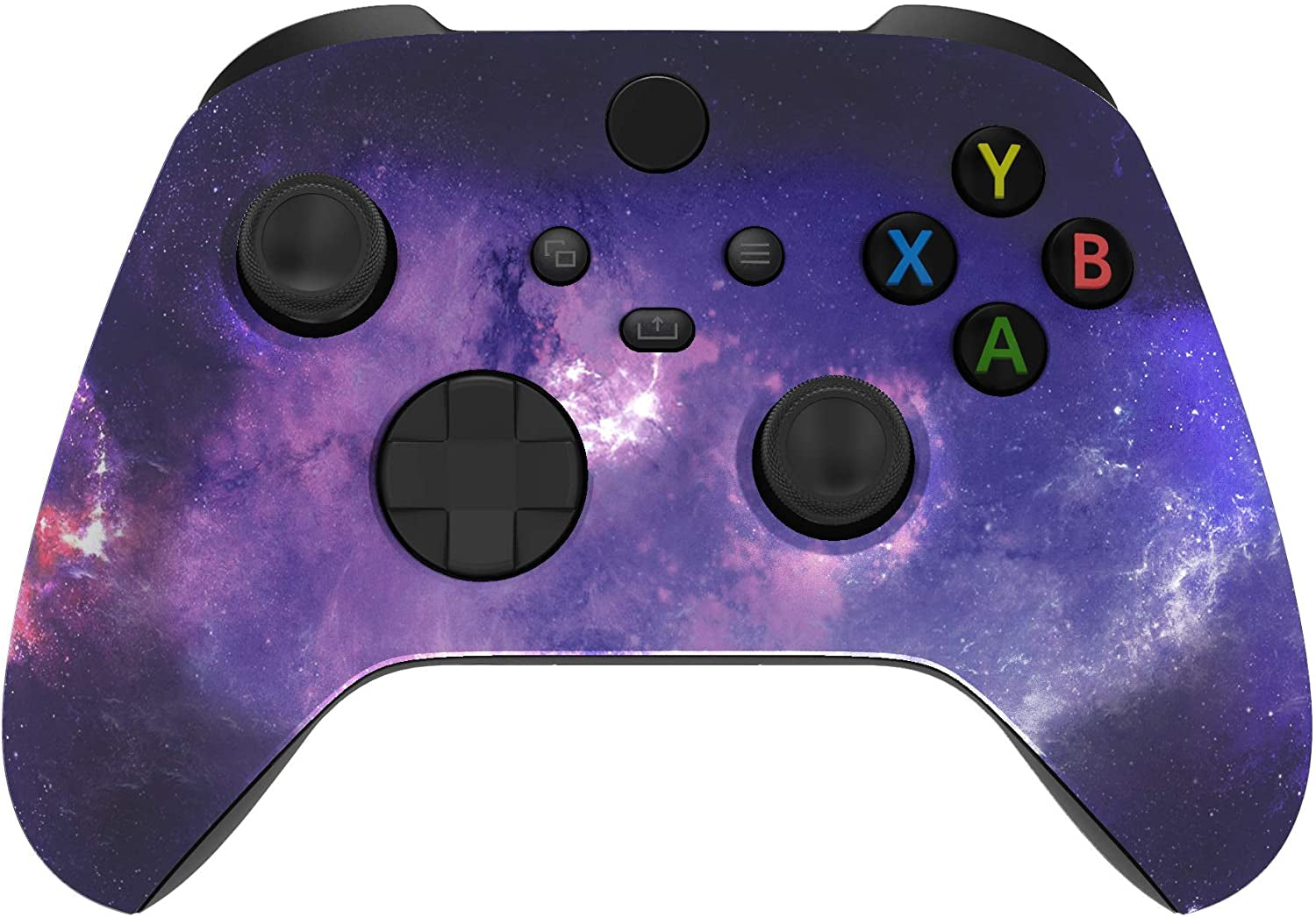 Extremerate Custom Shell for Xbox Series X & S Controller, Nebula Galaxy Replacement Cover Front Housing Cover for Xbox Core Controller Wireless