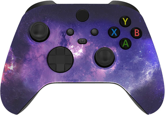 Extremerate Custom Shell for Xbox Series X & S Controller, Nebula Galaxy Replacement Cover Front Housing Cover for Xbox Core Controller Wireless