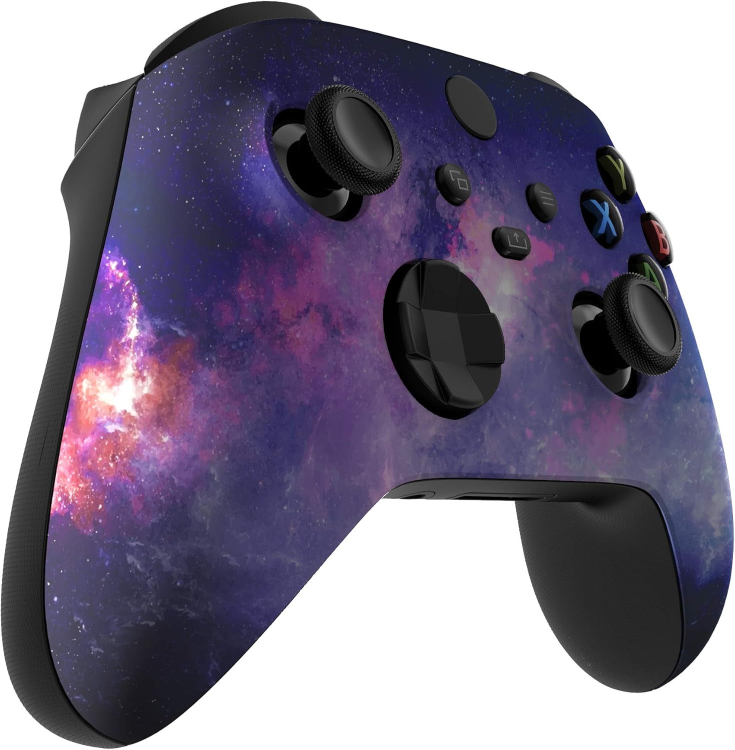 Extremerate Custom Shell for Xbox Series X & S Controller, Nebula Galaxy Replacement Cover Front Housing Cover for Xbox Core Controller Wireless