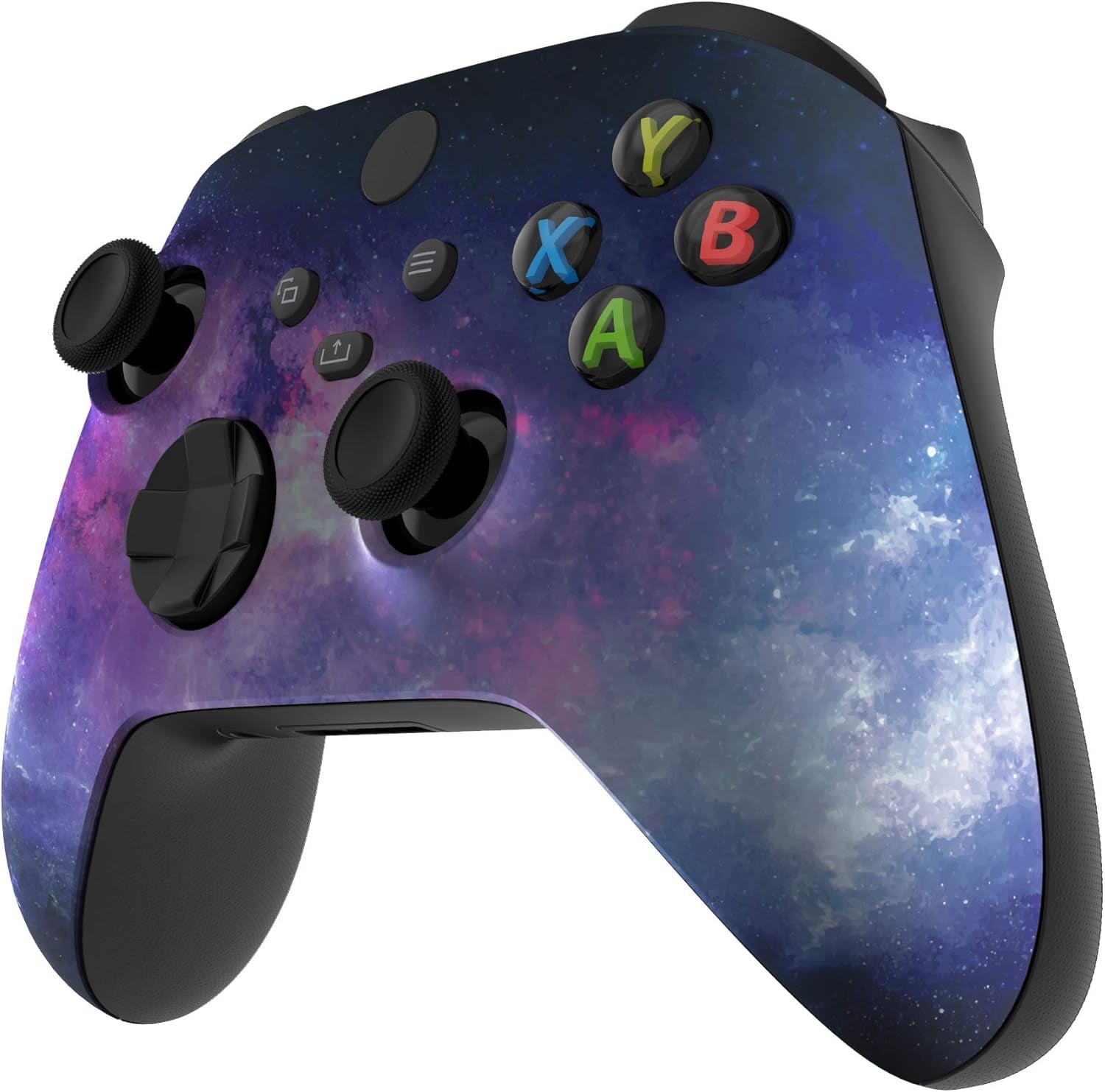 Extremerate Custom Shell for Xbox Series X & S Controller, Nebula Galaxy Replacement Cover Front Housing Cover for Xbox Core Controller Wireless