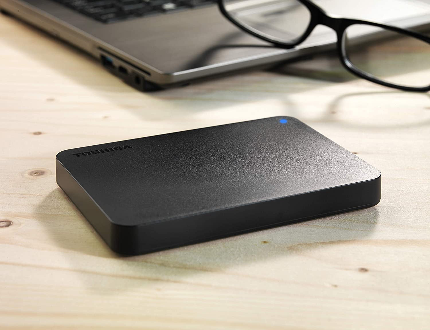 Toshiba Canvio Basics 4TB Portable External Hard Drive USB 3.0, Black - HDTB440XK3CA