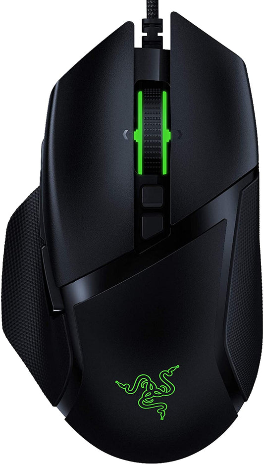 Razer Basilisk V2 Wired Gaming Mouse: 20K DPI Optical Sensor, Fastest Gaming Mouse Switch, Chroma RGB Lighting, 11 Programmable Buttons, Classic Black