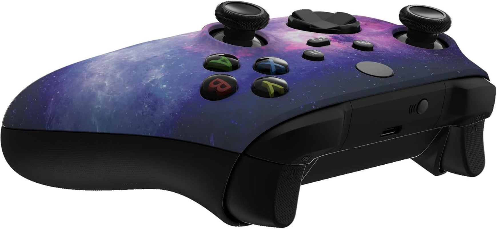 Extremerate Custom Shell for Xbox Series X & S Controller, Nebula Galaxy Replacement Cover Front Housing Cover for Xbox Core Controller Wireless